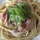 ネギツナパスタ